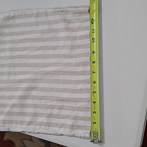 Torrid Cream & Tan Linen Blend Wideleg pants with Ribbon Style Belt size 20 - Picture 9 of 11